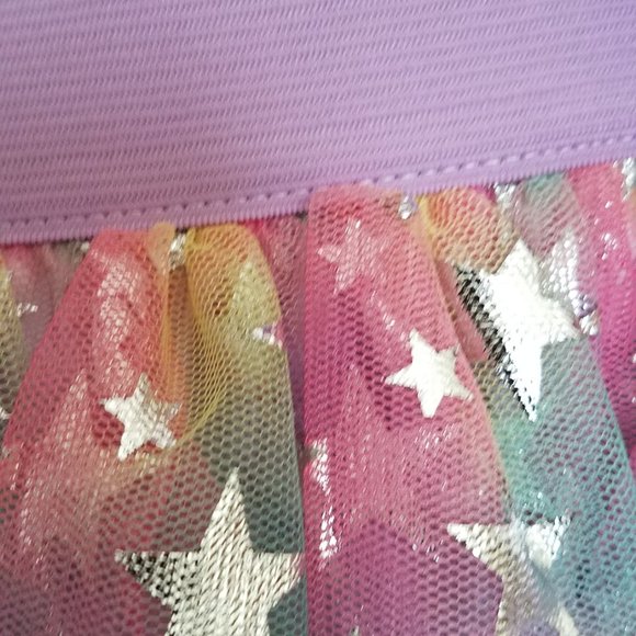 DC COMICS Justice League Toddler Girls' Cold Shoulder Top & Tulle Scooter Skirt - Picture 8 of 9